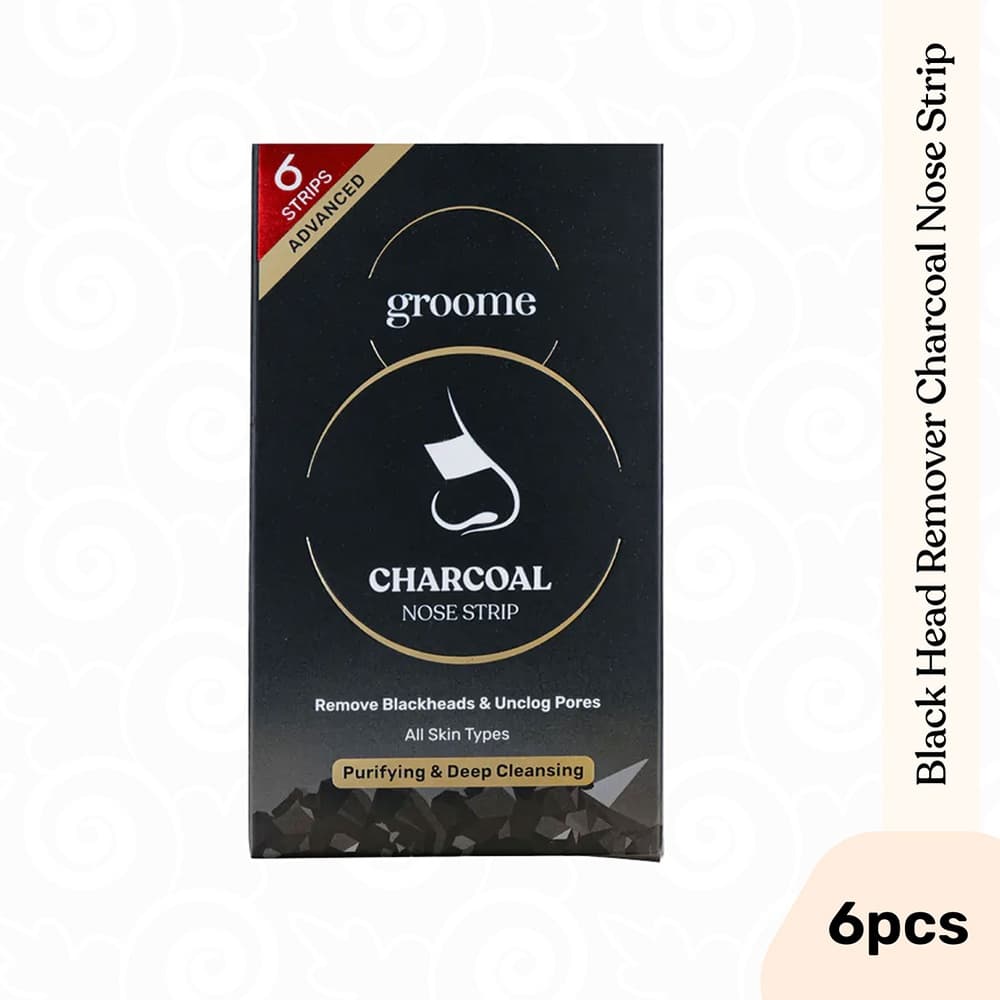 Groome Charcoal Nose Strips 6 Pcs